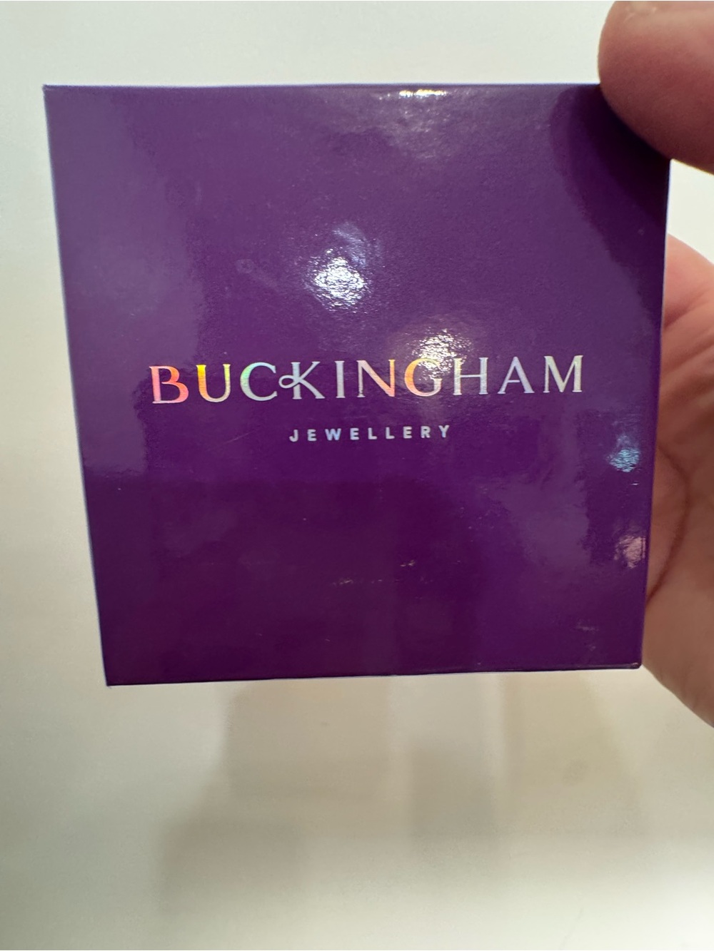 Buckingham Jewellery Purple Gift Box
